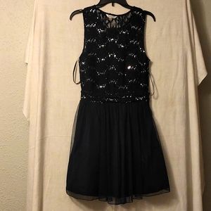 Navy Cocktail Dress Junior SZ 11